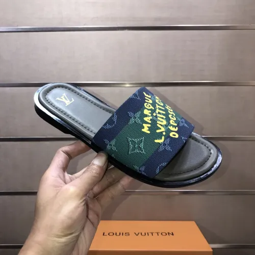 Replica Louis Vuitton Slippers For Men #1434861 $52.00 USD for Wholesale