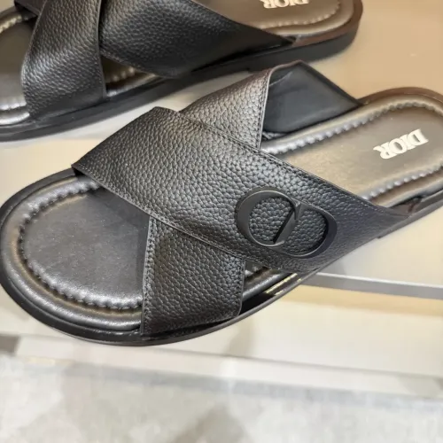 Replica Christian Dior Slippers For Men #1434866 $52.00 USD for Wholesale