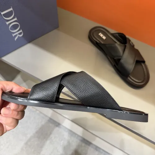 Replica Christian Dior Slippers For Men #1434866 $52.00 USD for Wholesale