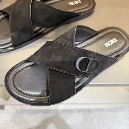 Replica Christian Dior Slippers For Men #1434867 $52.00 USD for Wholesale