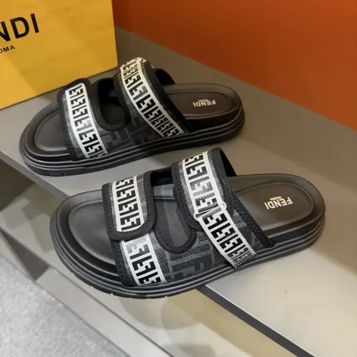 Fendi Slippers For Men #1434868 $60.00 USD, Wholesale Replica Fendi Slippers