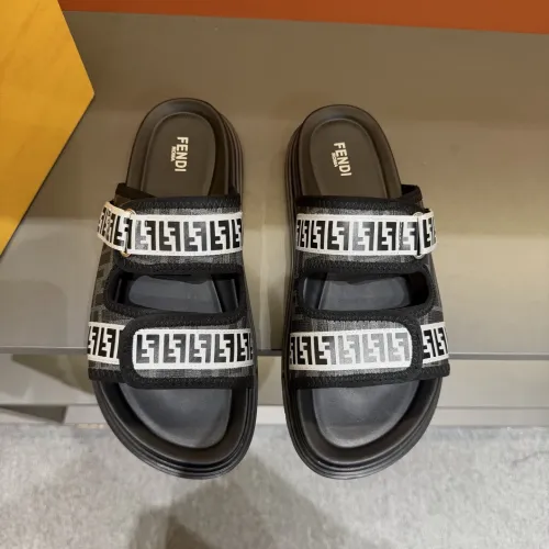 Replica Fendi Slippers For Men #1434868 $60.00 USD for Wholesale
