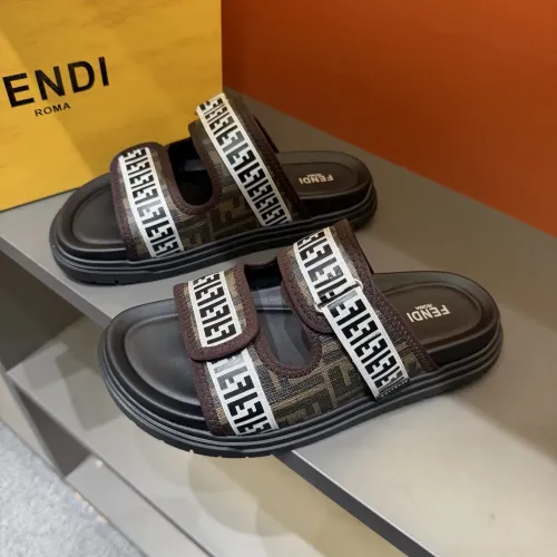 Fendi Slippers For Men #1434869 $60.00 USD, Wholesale Replica Fendi Slippers