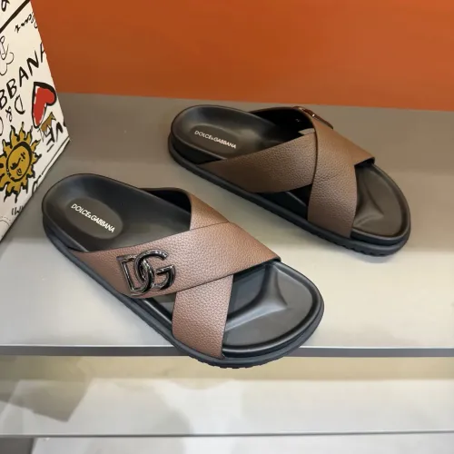 Replica Dolce & Gabbana D&G Slippers For Men #1434899 $52.00 USD for Wholesale