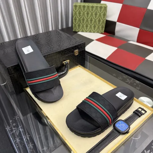 Replica Gucci Slippers For Men #1434937 $45.00 USD for Wholesale