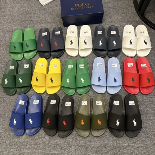 Replica Ralph Lauren Polo Slippers For Men #1435191 $45.00 USD for Wholesale