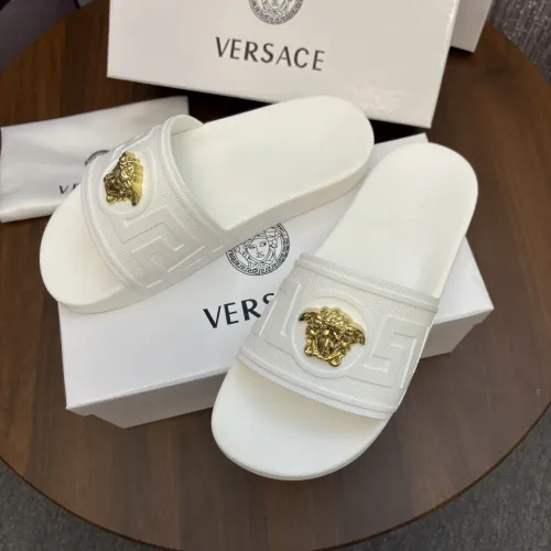 Replica Versace Slippers For Men #1435270 $42.00 USD for Wholesale