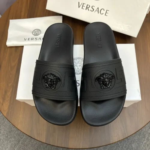 Versace Slippers For Men #1435294 $42.00 USD, Wholesale Replica Versace Slippers