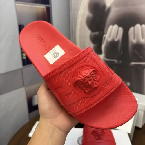 Replica Versace Slippers For Men #1435303 $42.00 USD for Wholesale