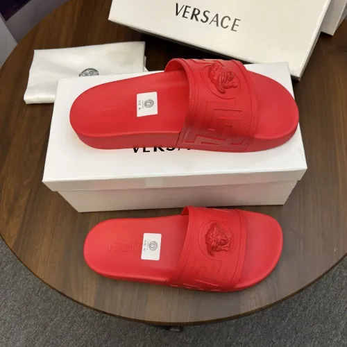 Replica Versace Slippers For Men #1435303 $42.00 USD for Wholesale