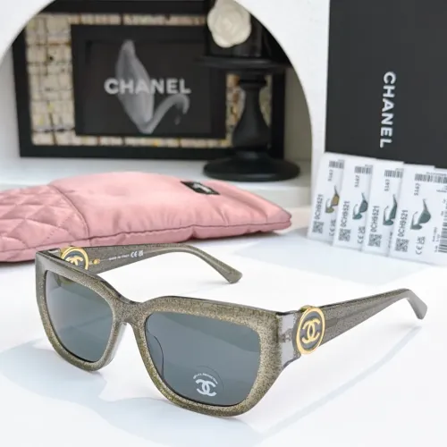 Chanel AAA Quality Sunglasses #1436111 $64.00 USD, Wholesale Replica Chanel AAA Quality Sunglasses