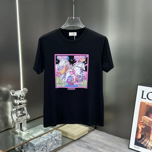 Hermes T-Shirts Short Sleeved For Men #1436350 $80.00 USD, Wholesale Replica Hermes T-Shirts
