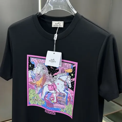 Replica Hermes T-Shirts Short Sleeved For Men #1436350 $80.00 USD for Wholesale