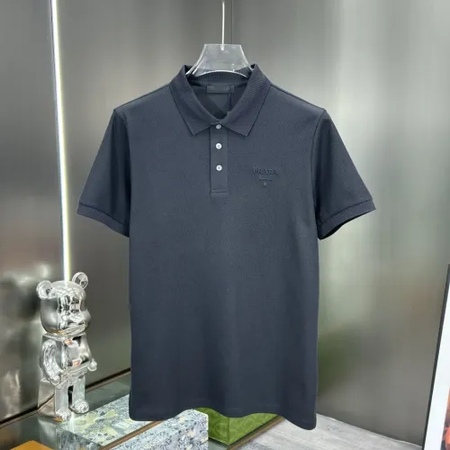 Prada T-Shirts Short Sleeved For Men #1436382 $80.00 USD, Wholesale Replica Prada T-Shirts