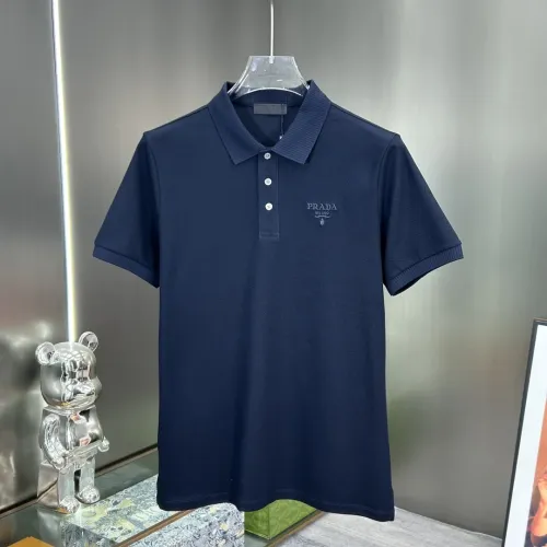 Prada T-Shirts Short Sleeved For Men #1436383 $80.00 USD, Wholesale Replica Prada T-Shirts