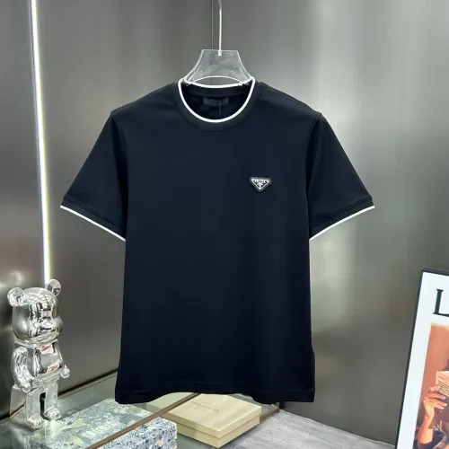 Prada T-Shirts Short Sleeved For Men #1436400 $82.00 USD, Wholesale Replica Prada T-Shirts