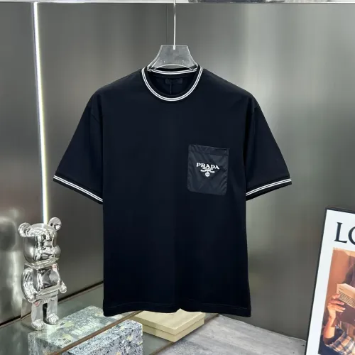 Prada T-Shirts Short Sleeved For Men #1436402 $82.00 USD, Wholesale Replica Prada T-Shirts