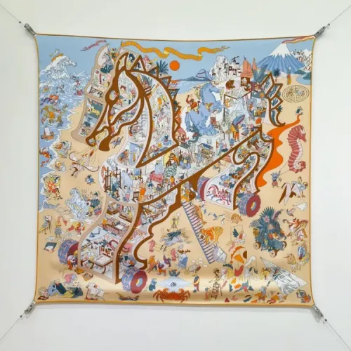 Hermes Silk Squares #1436432 $64.00 USD, Wholesale Replica Hermes Scarf