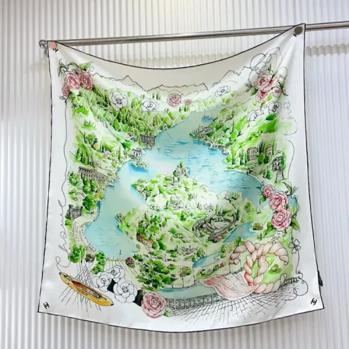 Chanel Silk Squares #1436454 $64.00 USD, Wholesale Replica Chanel Scarves