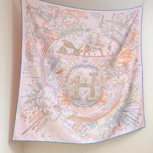 Hermes Silk Squares #1436490 $76.00 USD, Wholesale Replica Hermes Scarf