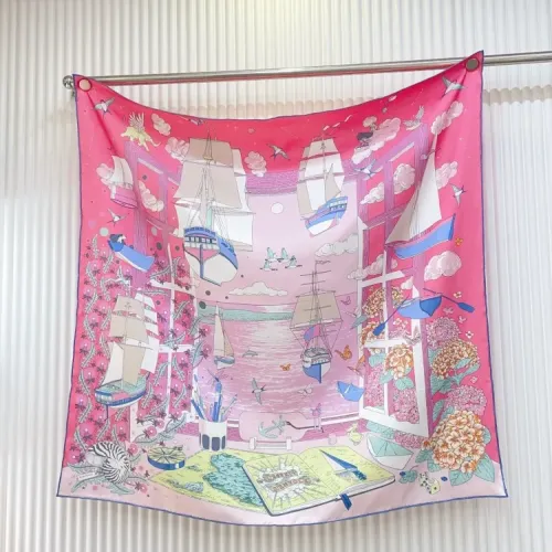Hermes Silk Squares #1436501 $72.00 USD, Wholesale Replica Hermes Scarf