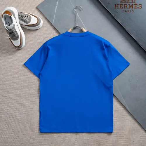 Replica Hermes T-Shirts Short Sleeved For Unisex #1436629 $36.00 USD for Wholesale