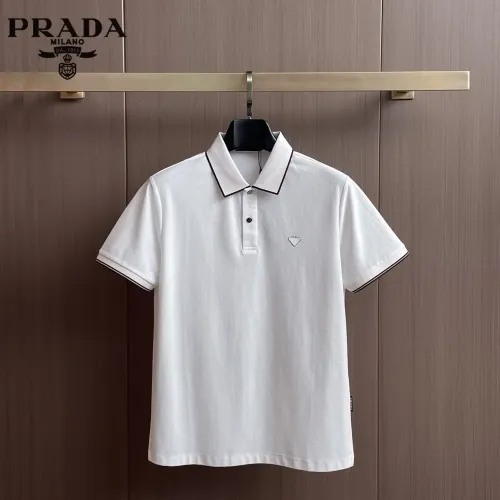 Prada T-Shirts Short Sleeved For Men #1436861 $48.00 USD, Wholesale Replica Prada T-Shirts
