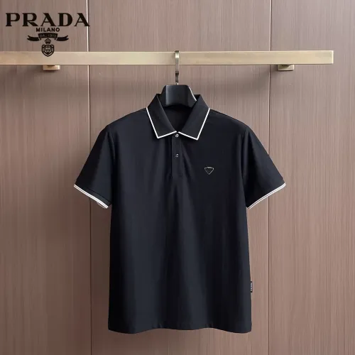 Prada T-Shirts Short Sleeved For Men #1436864 $48.00 USD, Wholesale Replica Prada T-Shirts