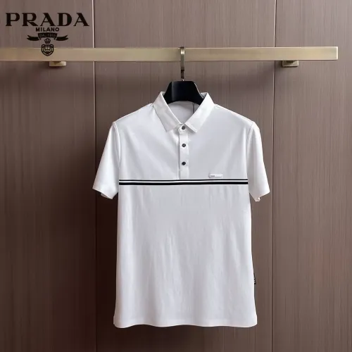 Prada T-Shirts Short Sleeved For Men #1436884 $48.00 USD, Wholesale Replica Prada T-Shirts