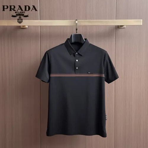 Prada T-Shirts Short Sleeved For Men #1436887 $48.00 USD, Wholesale Replica Prada T-Shirts
