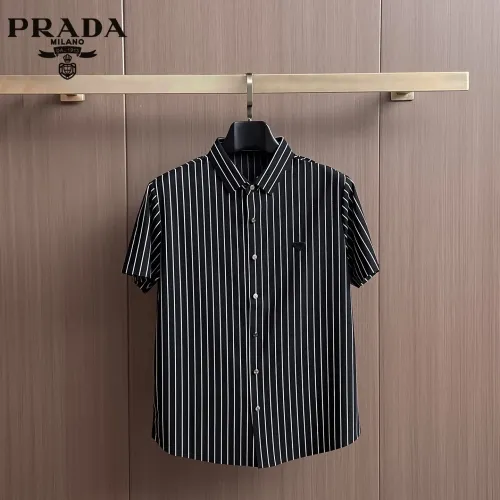 Prada Shirts Short Sleeved For Men #1436939 $52.00 USD, Wholesale Replica Prada Shirts