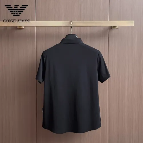 Replica Armani Shirts Short Sleeved For Men #1436948 $52.00 USD for Wholesale
