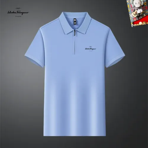Salvatore Ferragamo T-Shirts Short Sleeved For Men #1436981