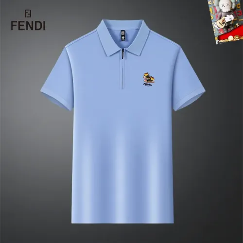 Fendi T-Shirts Short Sleeved For Men #1437016 $34.00 USD, Wholesale Replica Fendi T-Shirts