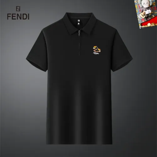 Fendi T-Shirts Short Sleeved For Men #1437019 $34.00 USD, Wholesale Replica Fendi T-Shirts
