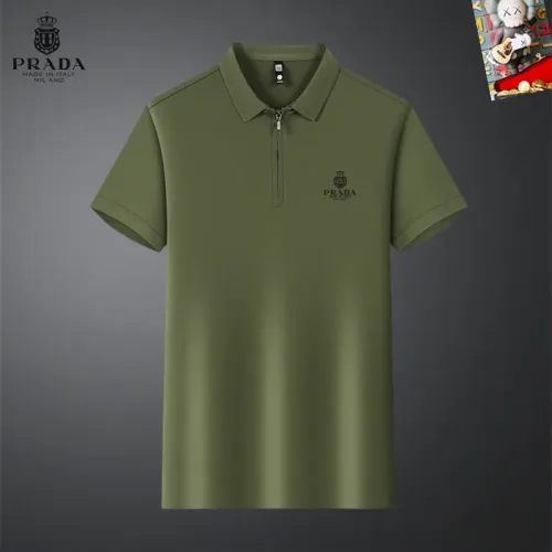 Prada T-Shirts Short Sleeved For Men #1437057 $34.00 USD, Wholesale Replica Prada T-Shirts