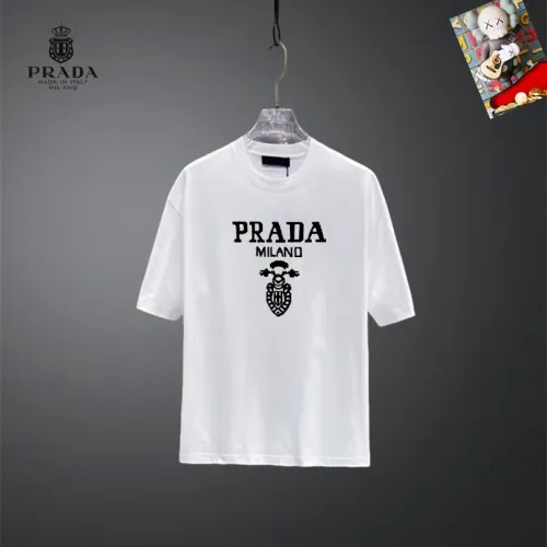 Prada T-Shirts Short Sleeved For Unisex #1437082 $25.00 USD, Wholesale Replica Prada T-Shirts