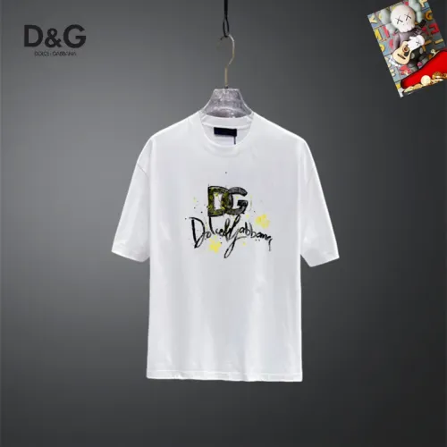 Dolce &amp; Gabbana D&amp;G T-Shirts Short Sleeved For Unisex #1437086 $25.00 USD, Wholesale Replica Dolce &amp; Gabbana D&amp;G T-Shirts