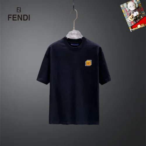 Fendi T-Shirts Short Sleeved For Unisex #1437089 $25.00 USD, Wholesale Replica Fendi T-Shirts
