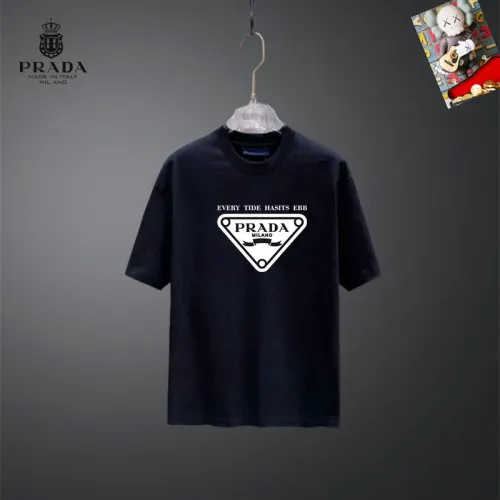 Prada T-Shirts Short Sleeved For Unisex #1437109 $25.00 USD, Wholesale Replica Prada T-Shirts