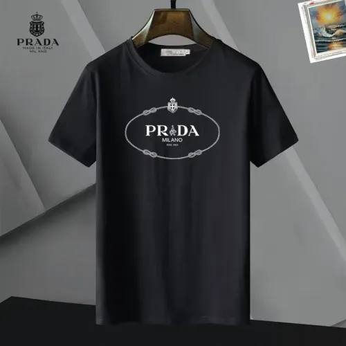Prada T-Shirts Short Sleeved For Unisex #1437131 $25.00 USD, Wholesale Replica Prada T-Shirts