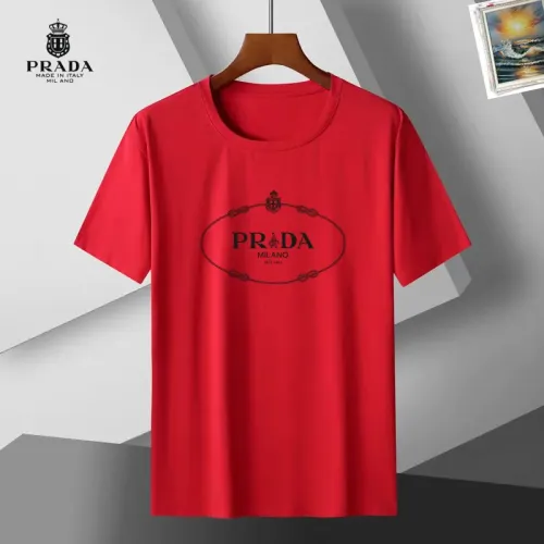 Prada T-Shirts Short Sleeved For Unisex #1437132 $25.00 USD, Wholesale Replica Prada T-Shirts