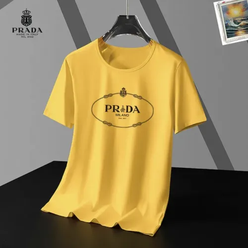 Prada T-Shirts Short Sleeved For Unisex #1437138 $25.00 USD, Wholesale Replica Prada T-Shirts