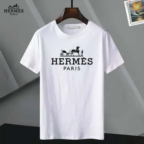 Hermes T-Shirts Short Sleeved For Unisex #1437145 $25.00 USD, Wholesale Replica Hermes T-Shirts