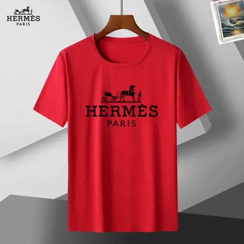 Hermes T-Shirts Short Sleeved For Unisex #1437147 $25.00 USD, Wholesale Replica Hermes T-Shirts