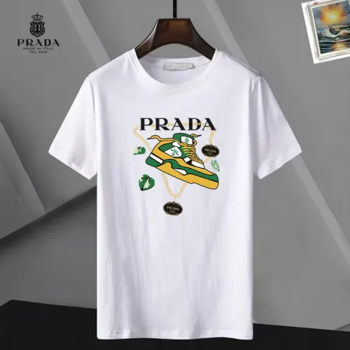 Prada T-Shirts Short Sleeved For Unisex #1437152 $25.00 USD, Wholesale Replica Prada T-Shirts