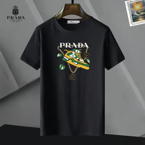 Prada T-Shirts Short Sleeved For Unisex #1437153 $25.00 USD, Wholesale Replica Prada T-Shirts