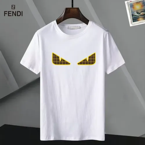 Fendi T-Shirts Short Sleeved For Unisex #1437166 $25.00 USD, Wholesale Replica Fendi T-Shirts