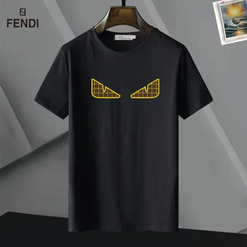 Fendi T-Shirts Short Sleeved For Unisex #1437167 $25.00 USD, Wholesale Replica Fendi T-Shirts