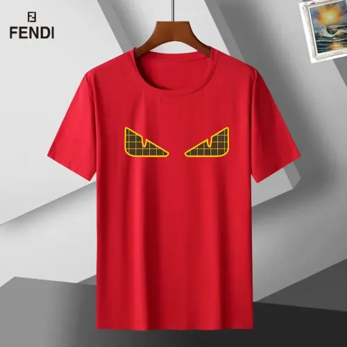 Fendi T-Shirts Short Sleeved For Unisex #1437169 $25.00 USD, Wholesale Replica Fendi T-Shirts